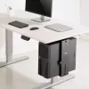 Supporto per computer da sottoscrivania MACLEAN MC-885, regolabile, regolazione manuale dell'altezza, per un massimo di 10 kg, nero