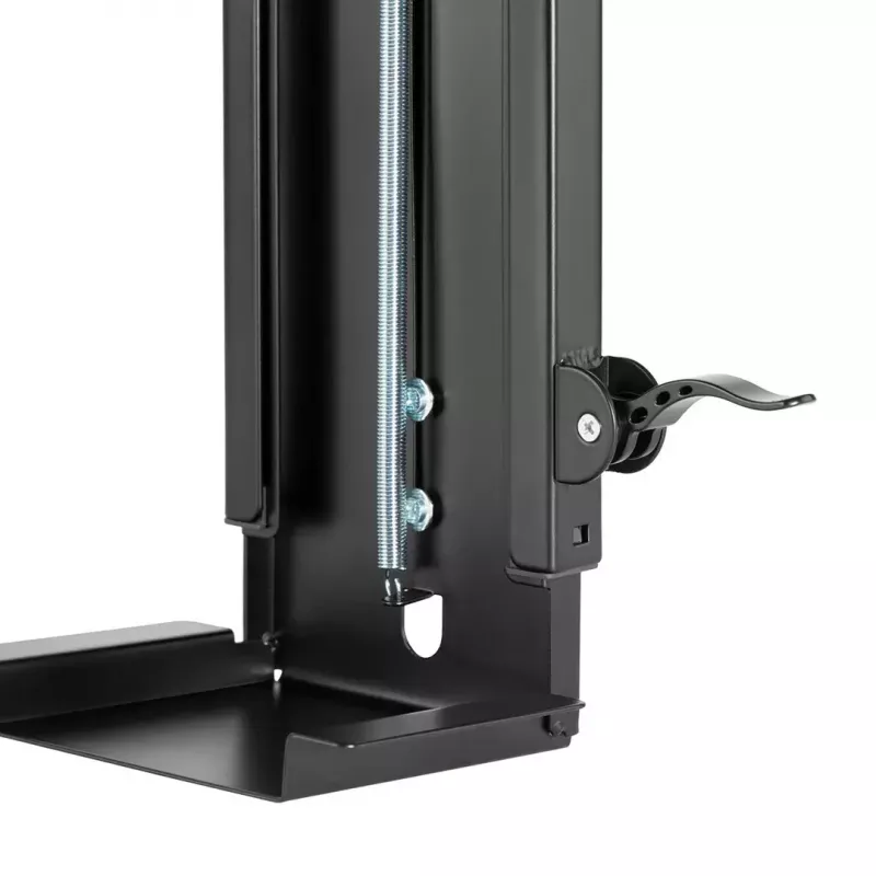 Supporto per computer da sottoscrivania MACLEAN MC-885, regolabile, regolazione manuale dell'altezza, per un massimo di 10 kg, nero
