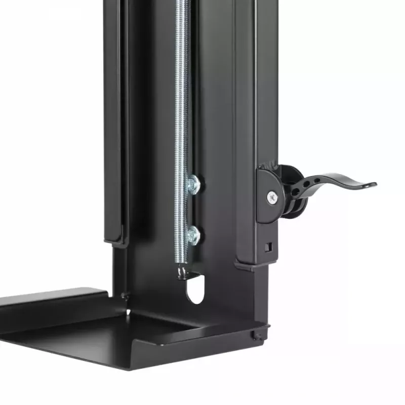Supporto per computer da sottoscrivania MACLEAN MC-885, regolabile, regolazione manuale dell'altezza, per un massimo di 10 kg, nero