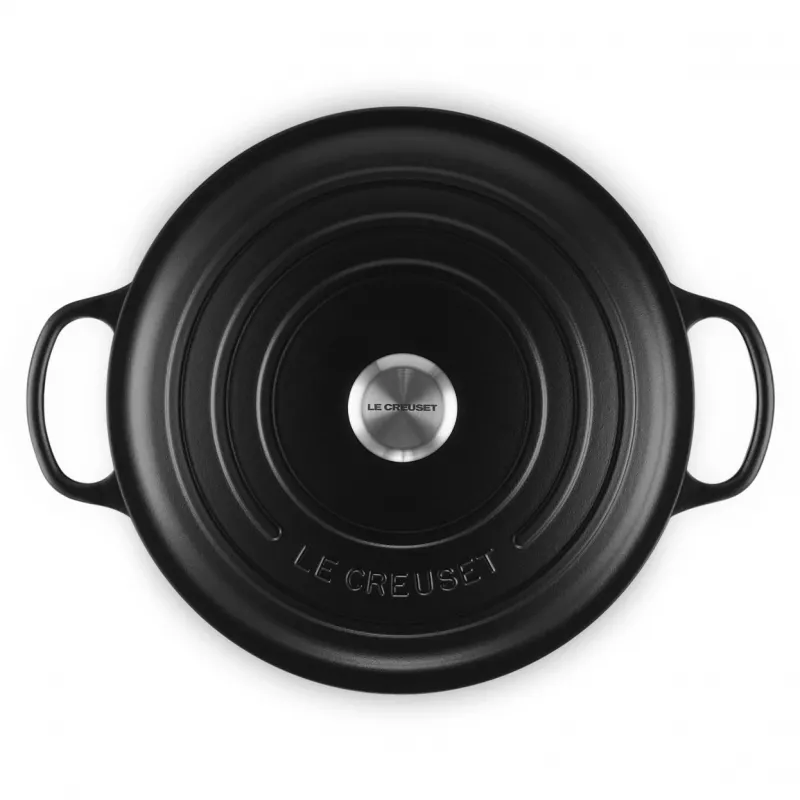 Le Creuset Signature Dutch Oven rotondo 8,1 l nero 30 cm