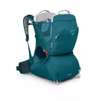 Portabebè Osprey Poco SLT Tourist Carrier blu — zaino porta bambino leggero e regolabile