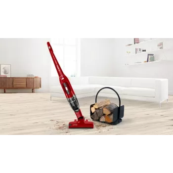 Aspirapolvere a batteria 2 in 1 Bosch Series 2 BBHF214R rosso
