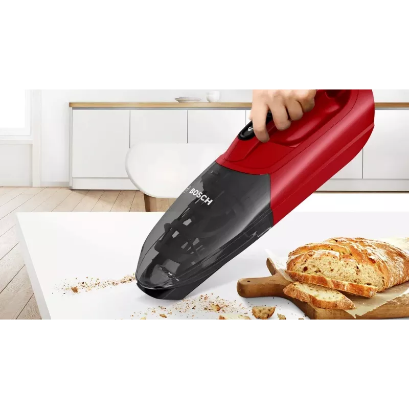 Aspirapolvere a batteria 2 in 1 Bosch Series 2 BBHF214R rosso