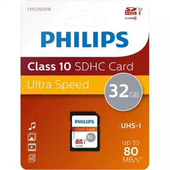 Memoria flash Philips 32 GB UHS-I FM32SD45B/10