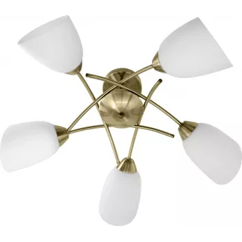 Lampadario a sospensione classico Activejet NIKITA Patina 5xE27 per soggiorno