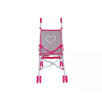 Passeggino per bambole milly mally Julia Prestige Pink — passeggino leggero e compatto, modello 2722