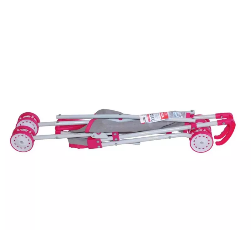 Passeggino per bambole milly mally Julia Prestige Pink — passeggino leggero e compatto, modello 2722