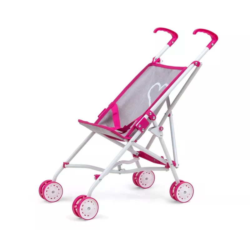 Passeggino per bambole milly mally Julia Prestige Pink — passeggino leggero e compatto, modello 2722