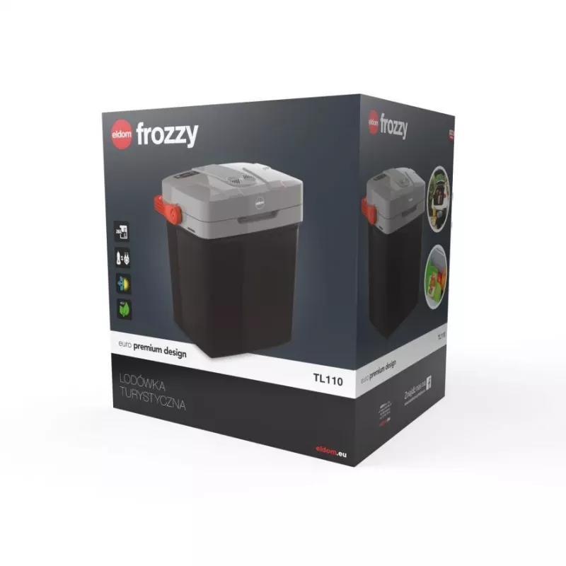 Frigorifero portatile ELDOM FROZZY 26 l, funzione raffreddamento e riscaldamento, 12V/240V