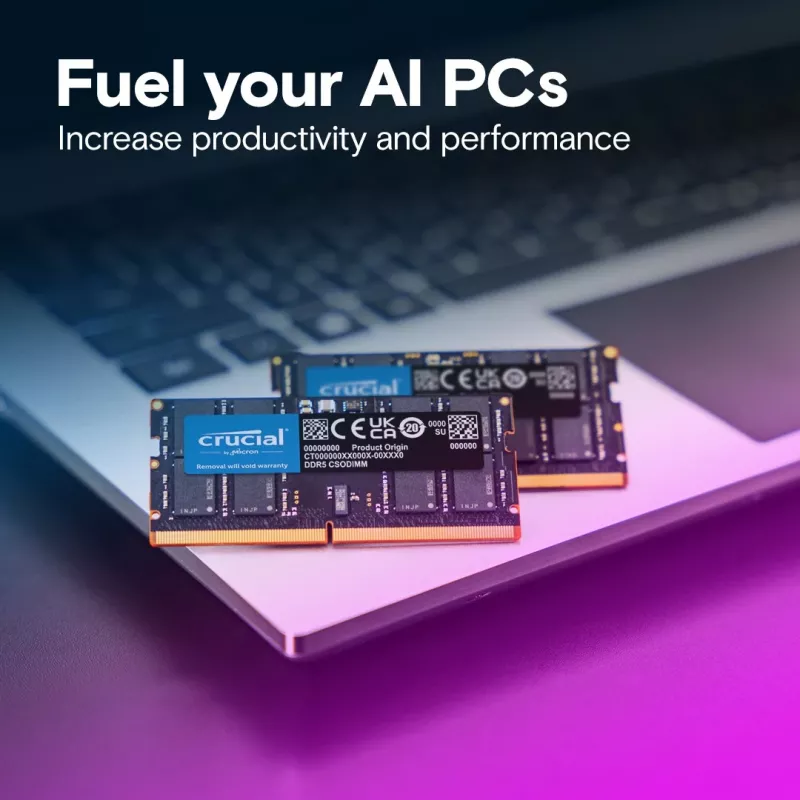 Memoria per notebook DDR5 CSODIMM 32GB (1*32GB)/6400 CL52