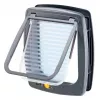 FERPLAST Swing 11 grigio – porta per cani e gatti – 31 x 9,6 x 38,4 cm