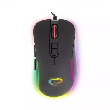 Mouse gaming ESPERANZA EGM303 USB Type-C, ottico 2400 DPI, 7 tasti, RGB, per destrimani, nero