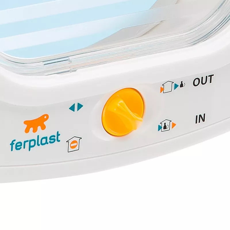 FERPLAST Swing 9 - porta per cani di taglia media e gatti grandi, bianco
