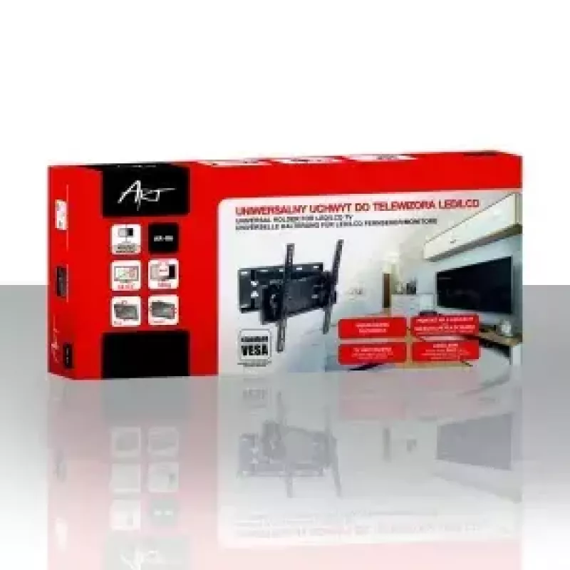 Supporto da parete per TV ART AR-86, supporto da parete per televisori, modello AR-86