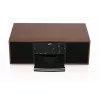Mini impianto stereo JVC RD-E761, 2x8 W RMS, Bluetooth 4.2, USB, CD, FM, cassa in legno, nero