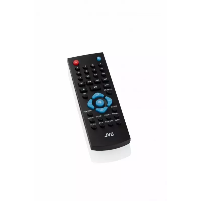 Mini impianto stereo JVC RD-E761, 2x8 W RMS, Bluetooth 4.2, USB, CD, FM, cassa in legno, nero