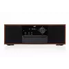 Mini impianto stereo JVC RD-E761, 2x8 W RMS, Bluetooth 4.2, USB, CD, FM, cassa in legno, nero
