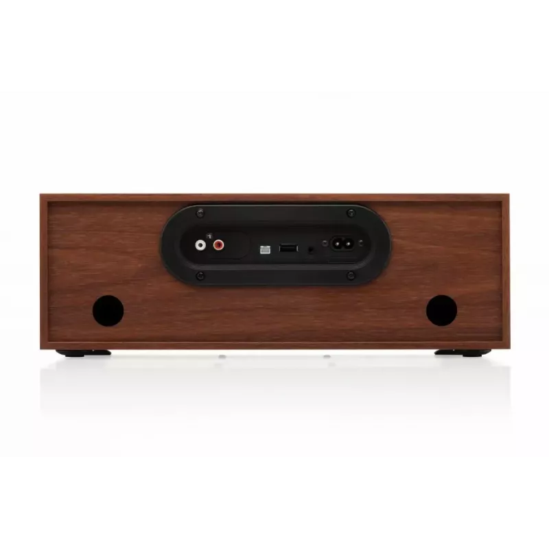 Mini impianto stereo JVC RD-E761, 2x8 W RMS, Bluetooth 4.2, USB, CD, FM, cassa in legno, nero