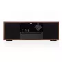 Mini impianto stereo JVC RD-E761, 2x8 W RMS, Bluetooth 4.2, USB, CD, FM, cassa in legno, nero