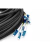 Cavo breakout universale in fibra ottica preassemblato Digitus monomodale OS2 12 fibre LC/UPC 100 m