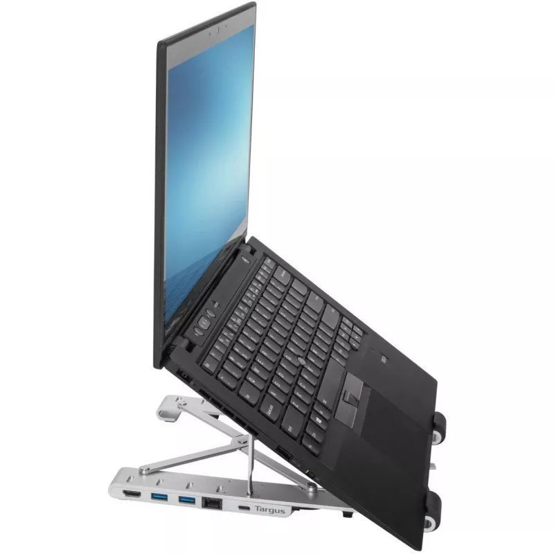 Supporto portatile con dock integrato Docking station + supporto notebook USB-C 3.2 Gen 1 Thunderbolt 3