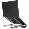 Supporto portatile con dock integrato Docking station + supporto notebook USB-C 3.2 Gen 1 Thunderbolt 3