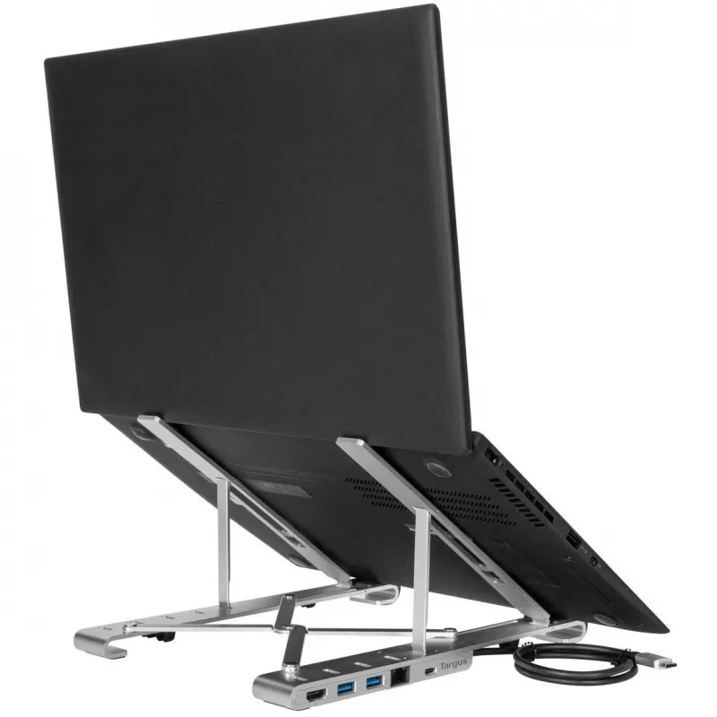 Supporto portatile con dock integrato Docking station + supporto notebook USB-C 3.2 Gen 1 Thunderbolt 3