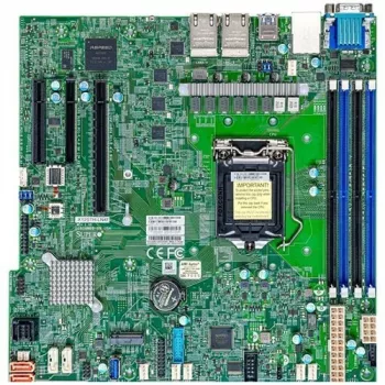 Supermicro - Scheda madre X12STH-LN4F - micro ATX - socket LGA1200 chipset C256 USB 3.2 Gen 1 4 x Gigabit LAN grafica integrata