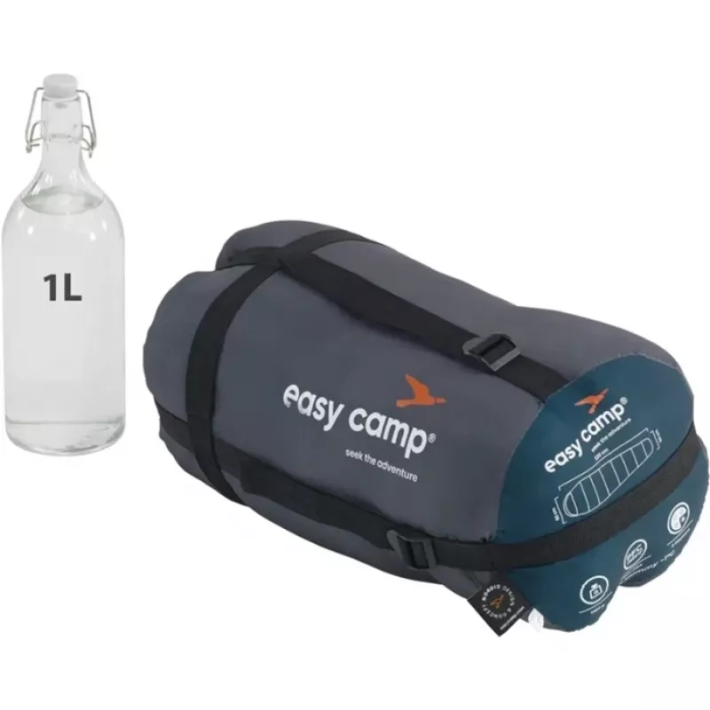 Sacco a pelo easy camp Falcon II Mummy -1°C, blu scuro, modello 240216