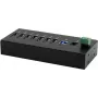 Hub USB Exsys EX-11247HMS 7 porte per guida DIN con protezione ESD 15 kV