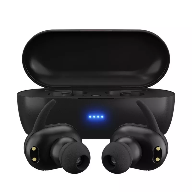 MAXELL MINI DUO Auricolari in-ear senza fili con custodia di ricarica nero