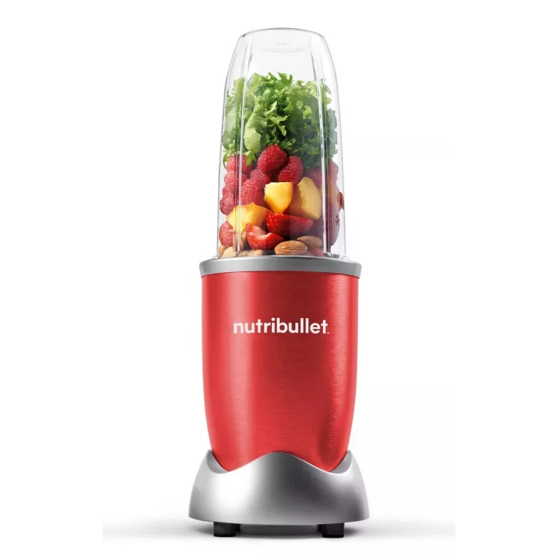 NutriBullet NB907R 0,9 L Frullatore cottura 900 W Rosso, Argento