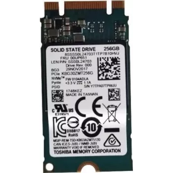 Lenovo Toshiba - SSD - 256 GB - interna - M.2 2242 - PCIe 3.0 x2 (NVMe)