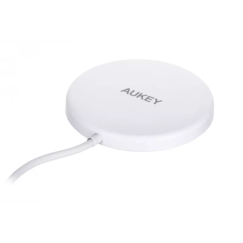 AUEKY Aircore Magnetic LC-A1 Caricabatterie wireless magnetico QI USB-C 15W bianco