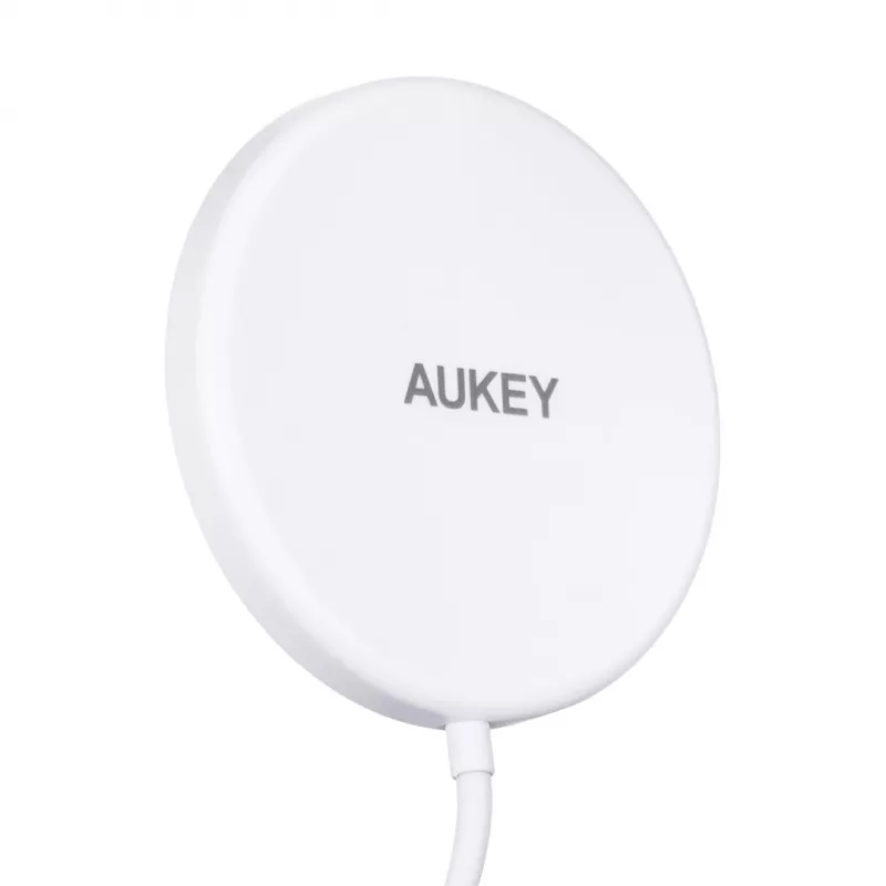AUEKY Aircore Magnetic LC-A1 Caricabatterie wireless magnetico QI USB-C 15W bianco