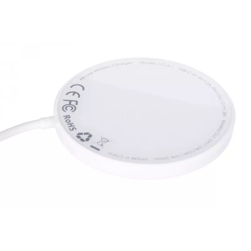 AUEKY Aircore Magnetic LC-A1 Caricabatterie wireless magnetico QI USB-C 15W bianco