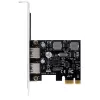EXSYS Scheda PCIe 2 porte USB 3.2 Gen 1 3A Renesas