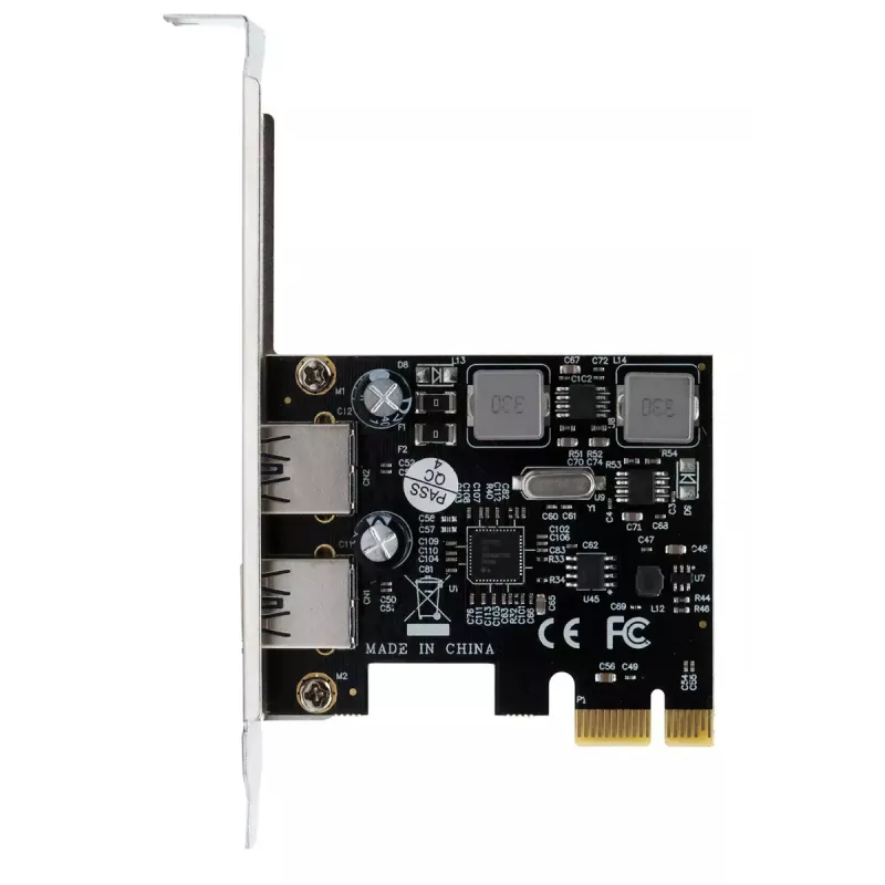EXSYS Scheda PCIe 2 porte USB 3.2 Gen 1 3A Renesas
