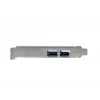 EXSYS Scheda PCIe 2 porte USB 3.2 Gen 1 3A Renesas