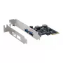 EXSYS Scheda PCIe 2 porte USB 3.2 Gen 1 3A Renesas