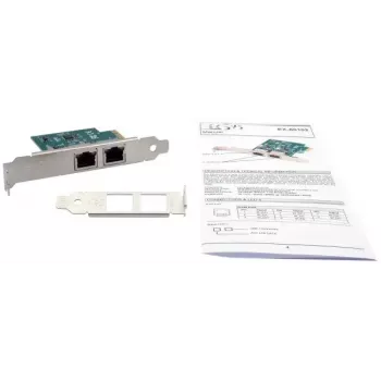 Scheda Ethernet interna EXSYS EX-60102 1000 Mbit/s PCI Express cablata