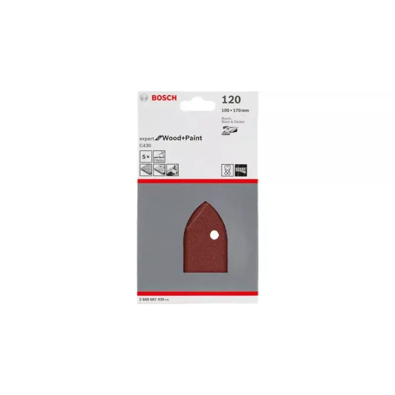 Dischi abrasivi Bosch C430 Expert per legno e vernice