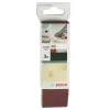 Bosch Set di nastri abrasivi, grana 60/80/120, 303 x 40 mm