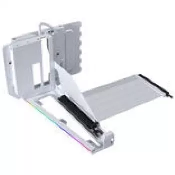 Kit di montaggio verticale per GPU Lian Li G89.VG4-5-V4W.00 con cavo riser PCIe 5.0, bianco