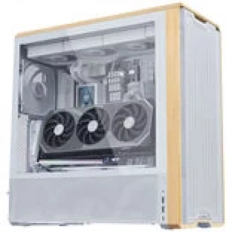 Kit di montaggio verticale per GPU Lian Li G89.VG4-5-V4W.00 con cavo riser PCIe 5.0, bianco