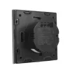 Interruttore a parete MACLEAN MCE710B controllo touch singolo, placca a parete integrata compatibile