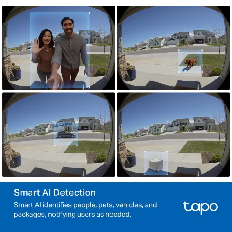 TP-Link Tapo Videocitofono con telecamera 1 × D235, 1 × D100C