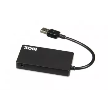 Hub interfaccia iBox IUH3F56 USB 3.2 Gen 1 (3.1 Gen 1) Type-A 5000 Mbit/s nero