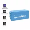 Batteria per veicoli Qoltec 53707 litio-ferro-fosfato 200 Ah 12,8 V