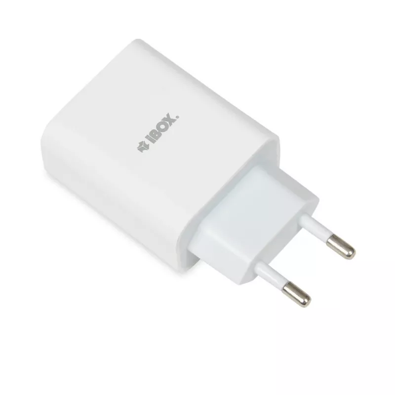 Caricabatterie da interno iBox C-36 universale bianco ricarica rapida USB